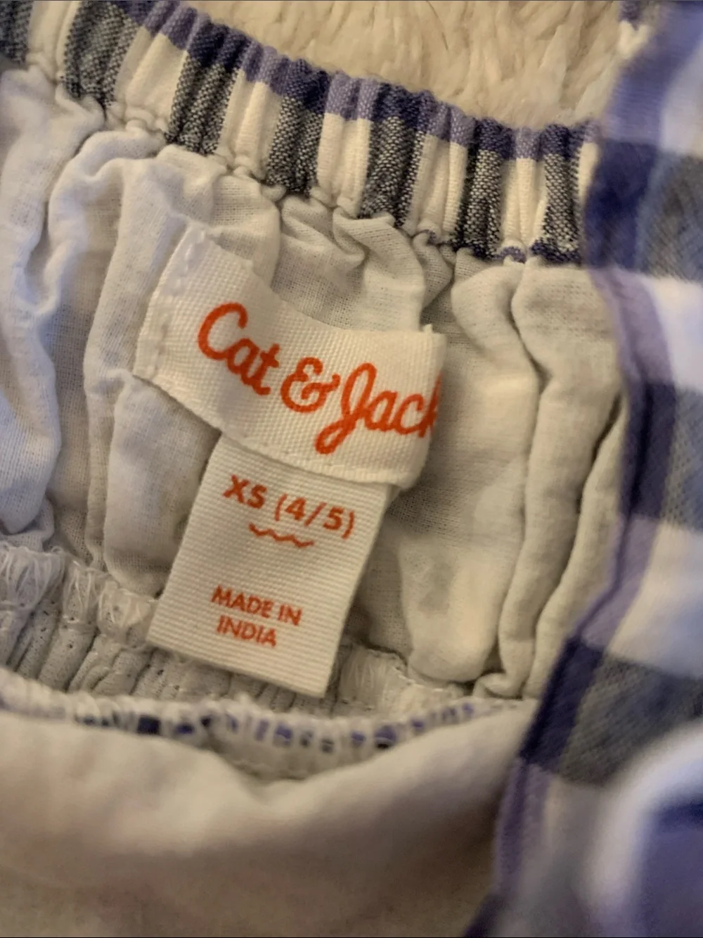 Cat & Jack Blue and White Dress 4/5 Embroidered Eyelet